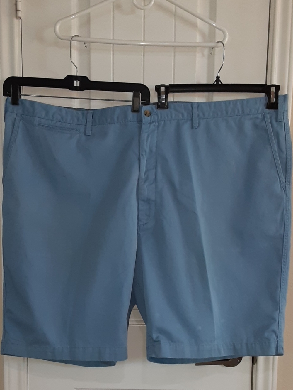Polo Ralph Lauren Big & Tall Light Blue Chino Shorts 54B 54G 100% Cotton EUC